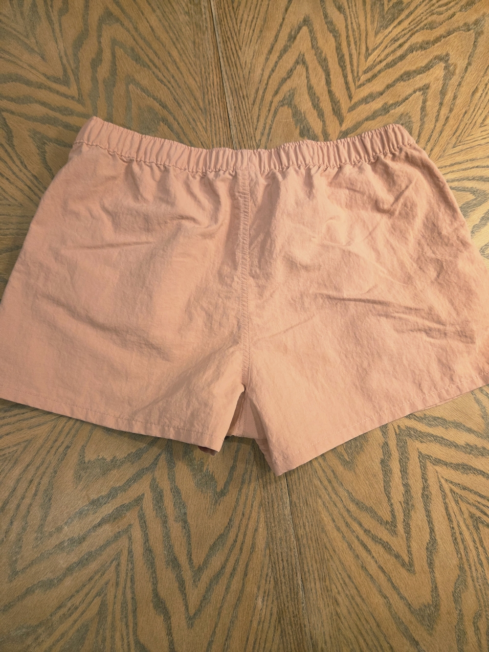 Patagonia Baggies Shorts Women’s Large Peach Pink Nylon Athletic Swim Casual - Picture 3 of 8